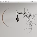 Dead Branch Sculpture Dried Branch Dried Branch 3d model