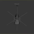 3D Model Helicopter Designed for Space Exploration Missions and Aeronautics