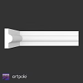 White Decorative Molding For Interior Decoration With Elegant Design Features