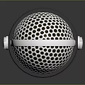 Microphone Amplifier Capacitor Microphone High-end Microphone Wheat Desktop Microphone Broadcasting Microphone 3d model