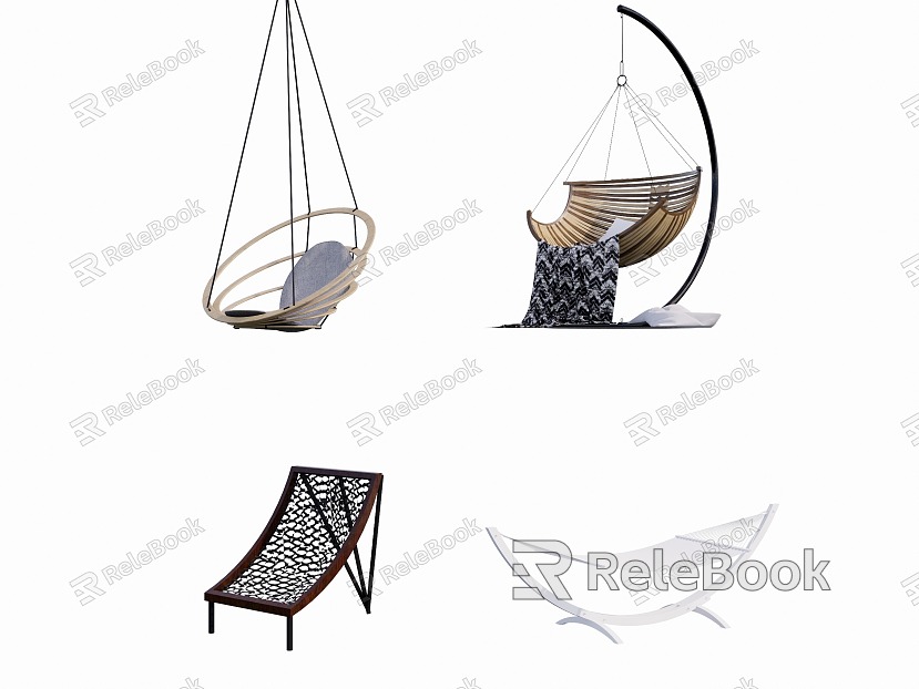 Modern hanging chair recliner model