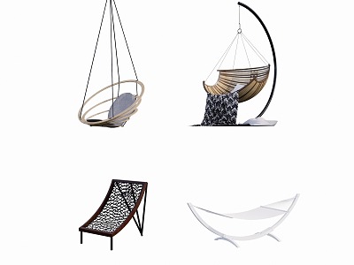 Modern hanging chair recliner model