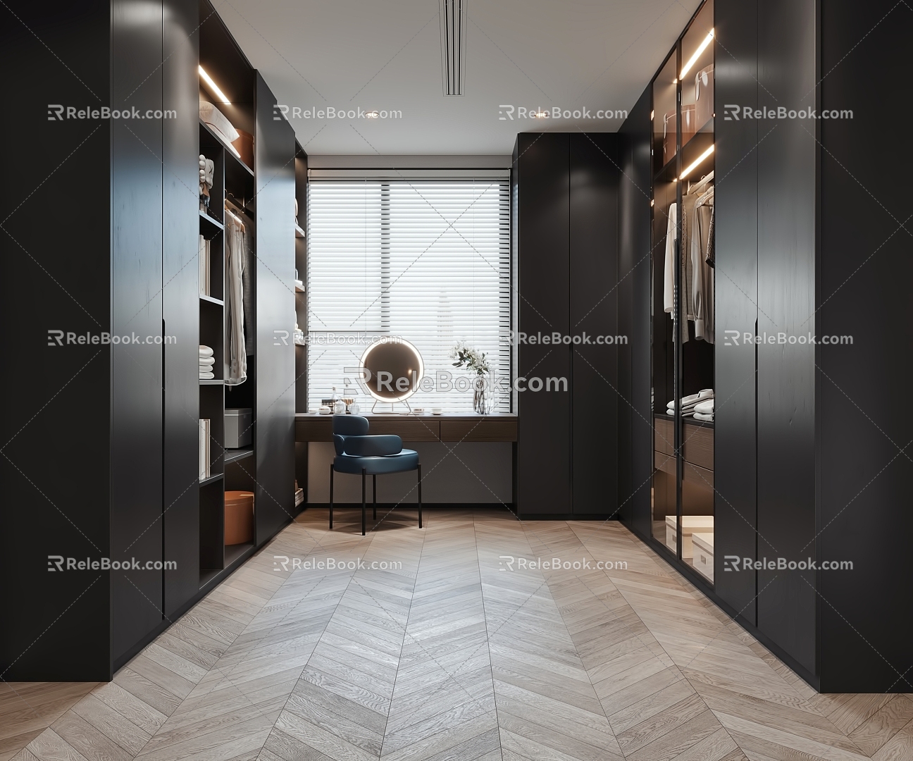 Modern Cloakroom 3d model