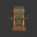 Collection of Wooden Furniture Including Cabinet Small Box Tray Console Table and Round Table