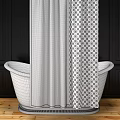 Stylish Bathroom Accessories Featuring Modern Shower Curtains With Various Designs For Bathtubs