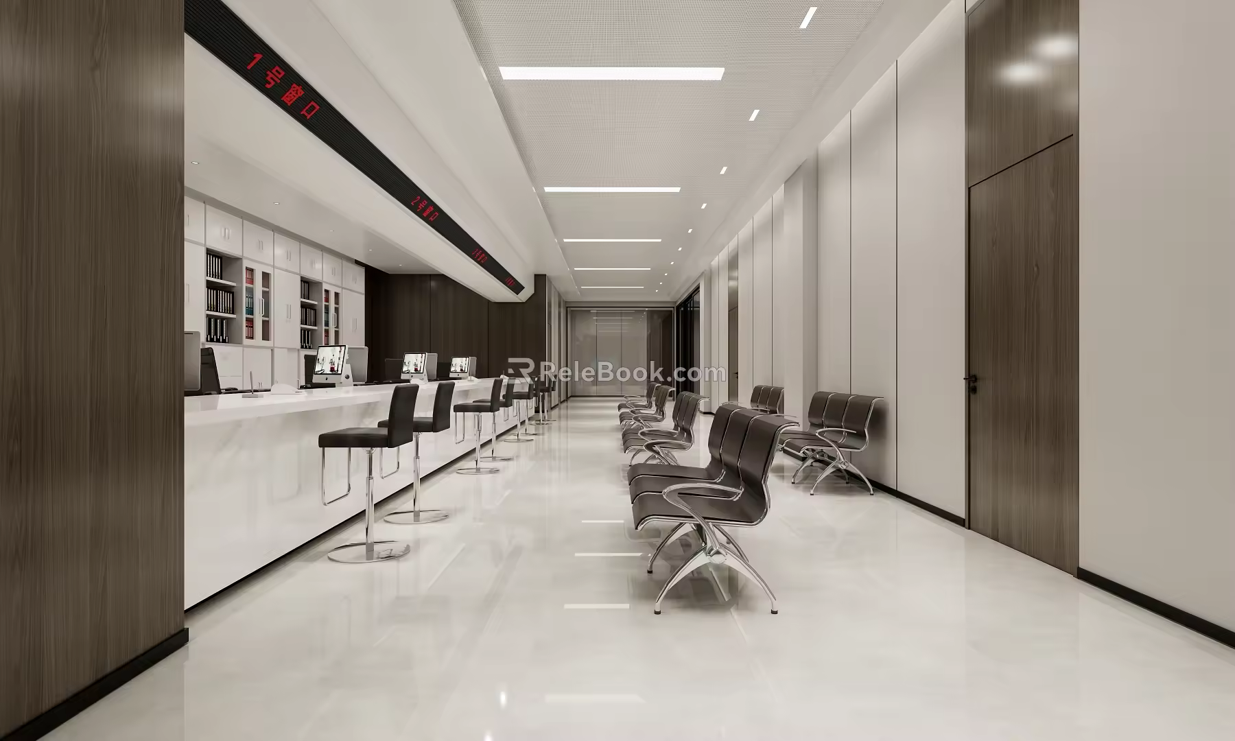 Service Center 3d model
