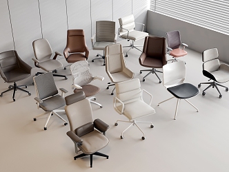 Office Chair Fabric Office Chair Swivel Office Chair Leather Office Chair 3d model