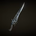Dagger Game Dagger Poisonous Teeth Canine Teeth Short Knife Magic Knife Low Face Number Low Model Simple Model Game Sub-era Movie and TV Level Super Realistic High Precision 3d model
