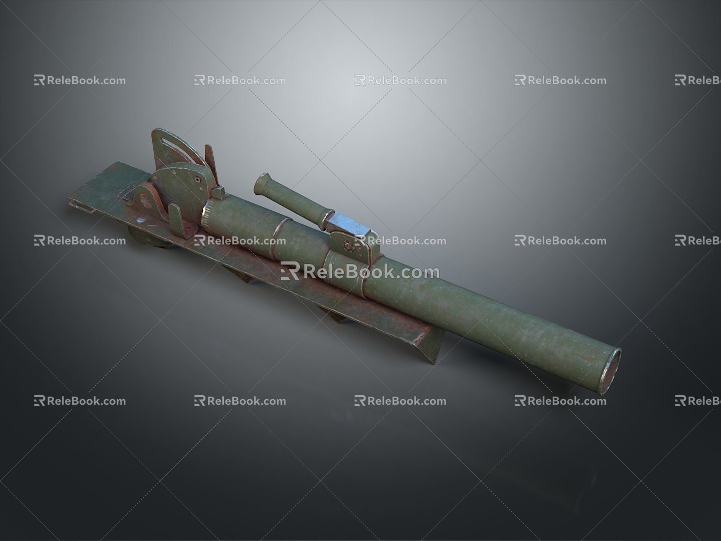 Artillery Gun Artillery Ship Gun Gun Siege Gun Cannon Anti-aircraft Breaking Heavy Gun Heavy Gun 3d model