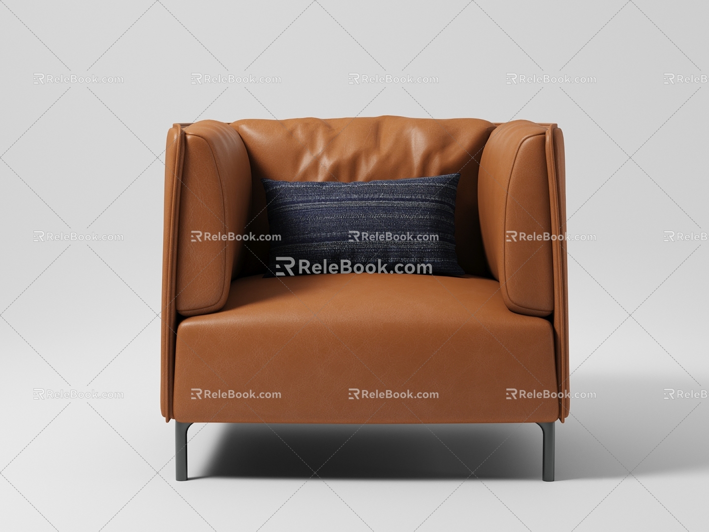 Single Sofa Sofa Chair Single Leather Sofa 3d model