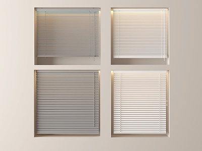 Modern venetian blinds 3d model