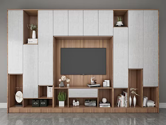 Nordic TV Background Cabinet TV Cabinet 3d model