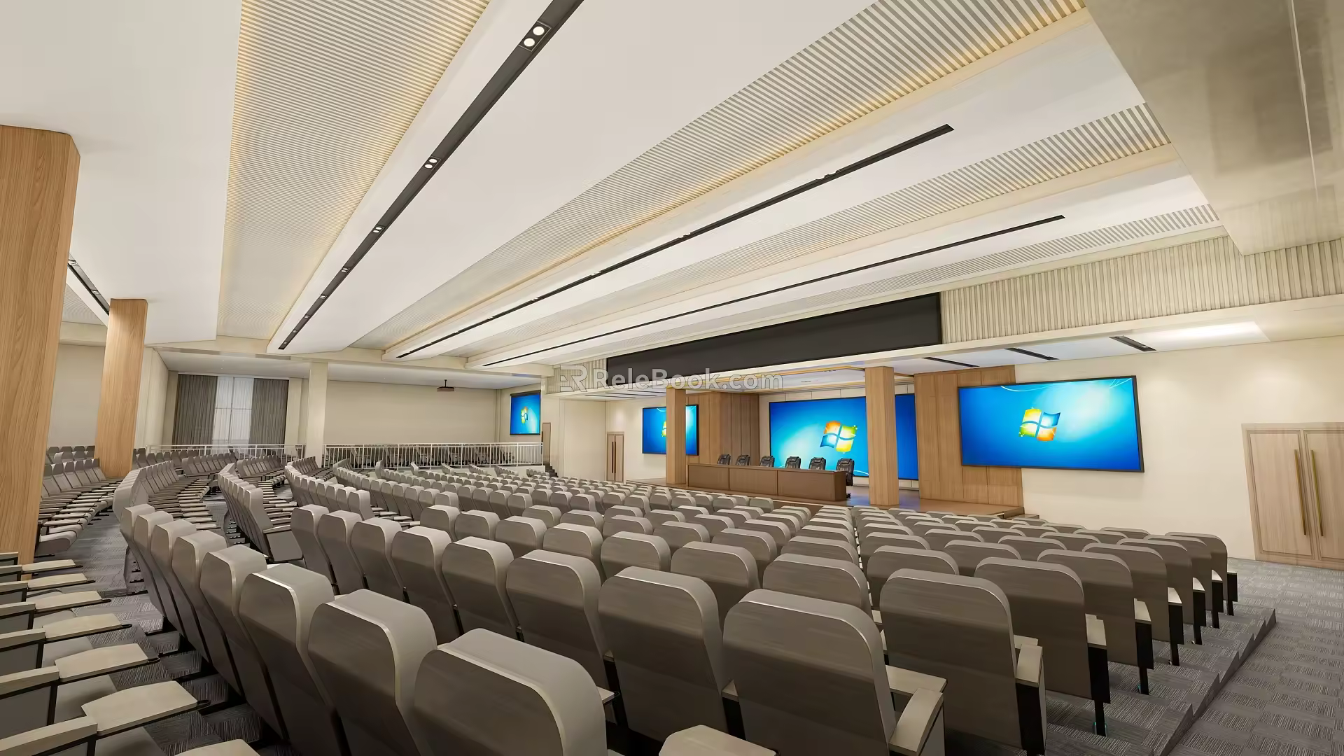 Modern Lecture Hall 3d model