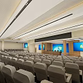 Modern Lecture Hall 3d model