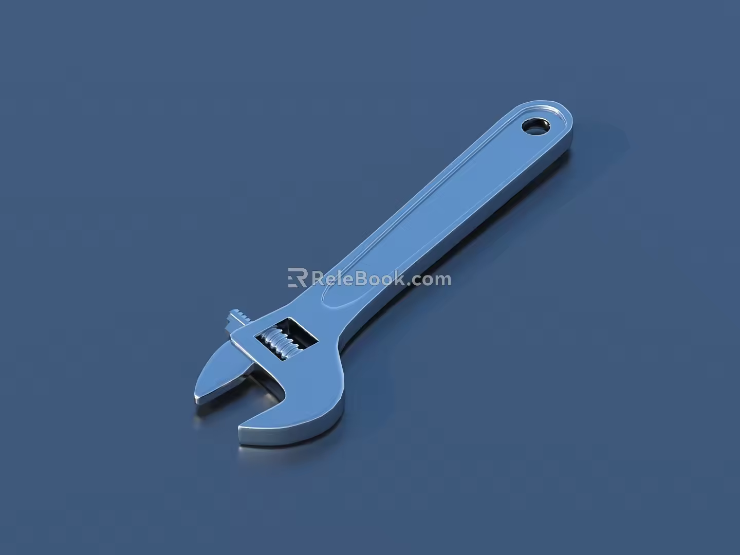 adjustable wrench spanner wrench universal wrench 3d model