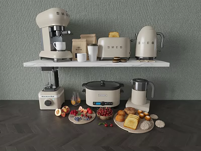 Modern Kitchen Appliances Small Kitchen Appliances 3d model