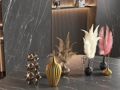 Vase Flowers 3d model