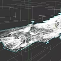 Advanced Modern Warship With Silver Gray Exterior Missile Launchers And Radar Antennas