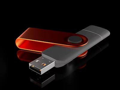 U disk storage data disk 3d model U disk storage data disk 3d model