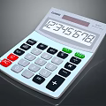 Casio Electronic Calculator With Digital Display Numeric Keypad And Function Keys 3d model