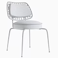 Plum Purple Velvet Dining Chair with Golden Metal Frame Modern Minimalist Design
