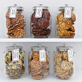 Ceramic Storage Jars for Homemade Cookies with Label Tags and Airtight Lids