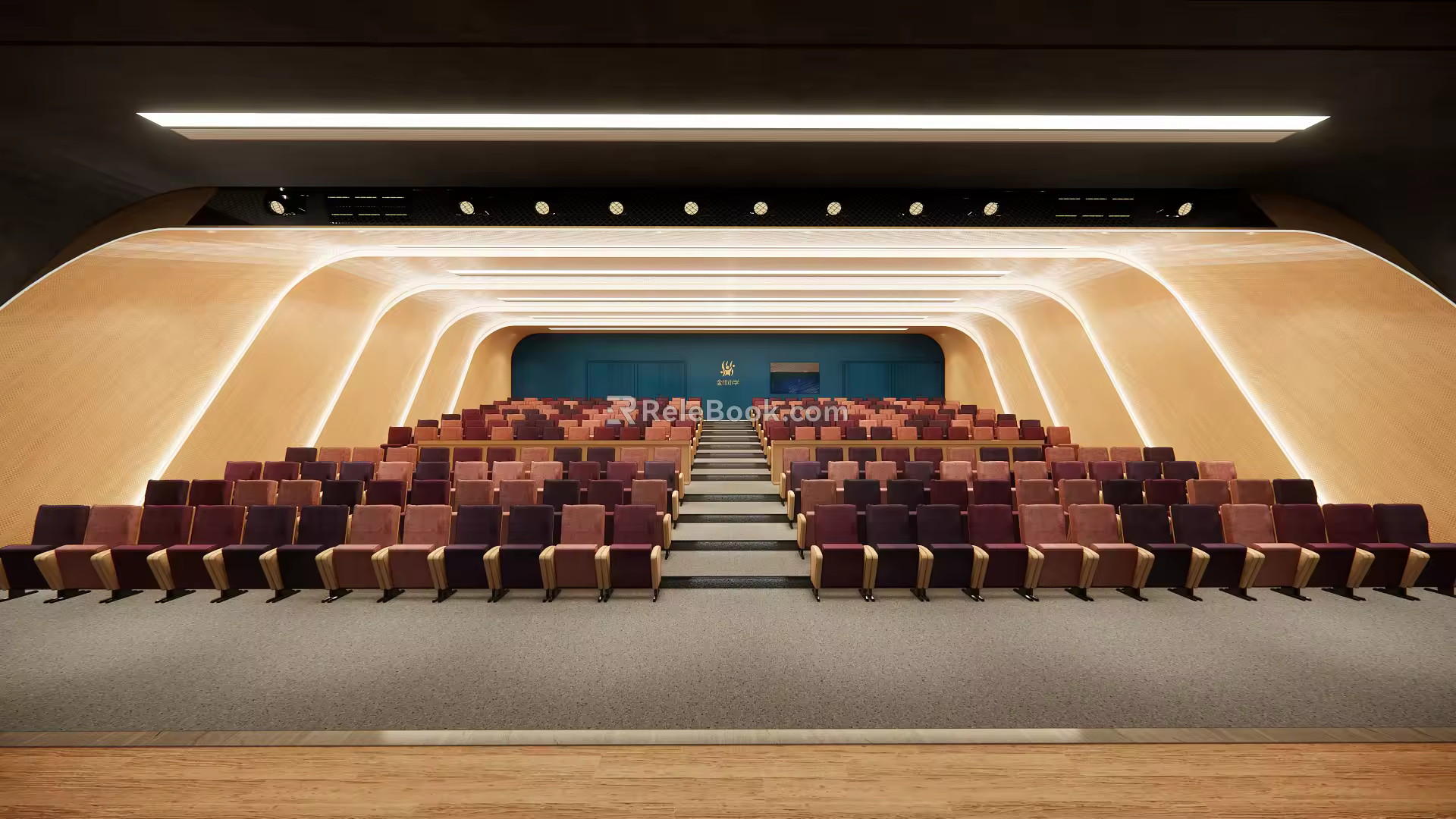 Modern Lecture Hall 3d model
