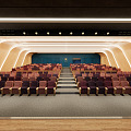 Modern Lecture Hall 3d model