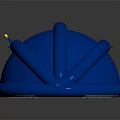 Blue Inflatable Tent With Logo Space For Outdoor Events And Advertising