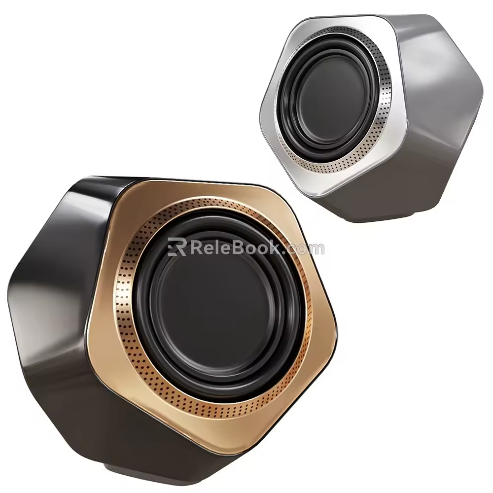 modern sound amplifier 3d model