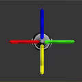 Colorful Winged Dart Weapon With Silver Body Green Shaft And Metal Tip