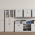 File cabinet combination high cabinet low cabinet 3d model