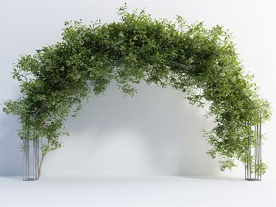 Modern Arch Plant Arch 3d model