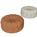 Modern sofa stool low tread 3d model