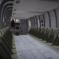 Military Gray Helicopter With Multi Rotor System And Detailed Fuselage Design