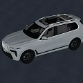 Silver BMW SUV With Modern Exterior Design And Black Alloy Wheels