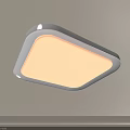 Modern Geometric Design Ceiling Light Featuring Bright White Illumination And Sleek Look 3d model