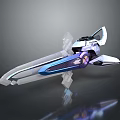 Modern Ancient Sword Game Swordsman Magic Sword 3d model
