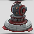 Sci-fi Turret Sci-fi Turret Sci-fi Cannon Sci-fi Cannon Future Weapon High-tech Low Face Number Low Model Simple Model Game Movie and TV Level Super Realistic 3d model