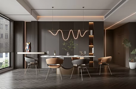 Modern Restaurant 3d model
