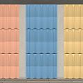 Modern wall panel wall brick wall panel 3d model