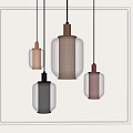 Metal chandelier 3d model