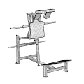 Sturdy Multifunctional Home Gym Equipment With Weight Lifting Rack Adjustable Seat And Pull Up Bar