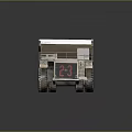 Heavy Duty Utility Dump Truck With Open Bed Large Off Road Tires And Number 23