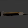 Vintage Axe with Wooden Handle and Rustic Metal Head Displayed on Dark Background