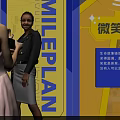 Hundred People Smile Wall Display With Group Portrait Photos And Happy Faces
