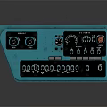 portable synthesizer mixer reverberator tuner mixer mixing equipment 3d model