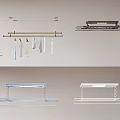 Various Clothes Drying Racks With Hanging And Foldable Designs For Home Use 3d model