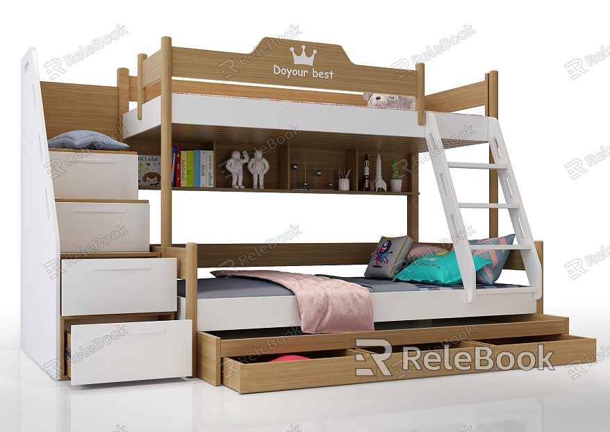 Modern Bed and Bed Children's Bed model