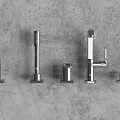 Modern faucet hardware 3d model